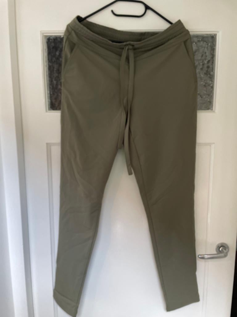 ENJOY Travelstof Broek Maat M, Ophalen of Verzenden, Zo goed als nieuw, Maat 38/40 (M), Groen
