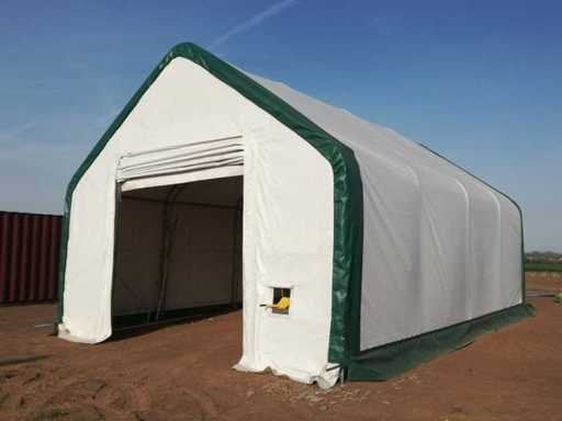 Rhino-Cross-Shelter 334017DP - 12,2x10x5,2 m Opslagtent / Op