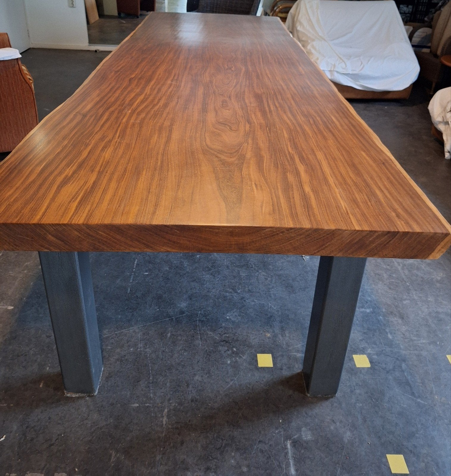 tafel tropisch hardhout 300 bij 100 cm, Ophalen, Rechthoekig, 200 cm of meer, 50 tot 100 cm