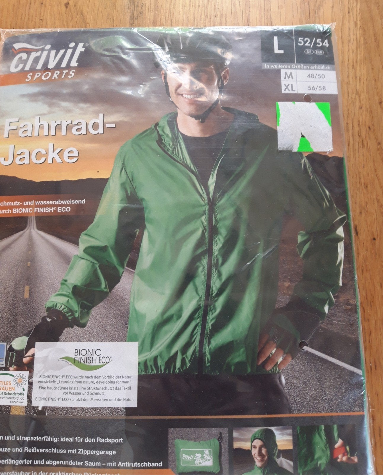 Nieuw fietsjack Crivit Sports maat L 52/54, Ophalen, Heren, Nieuw, L