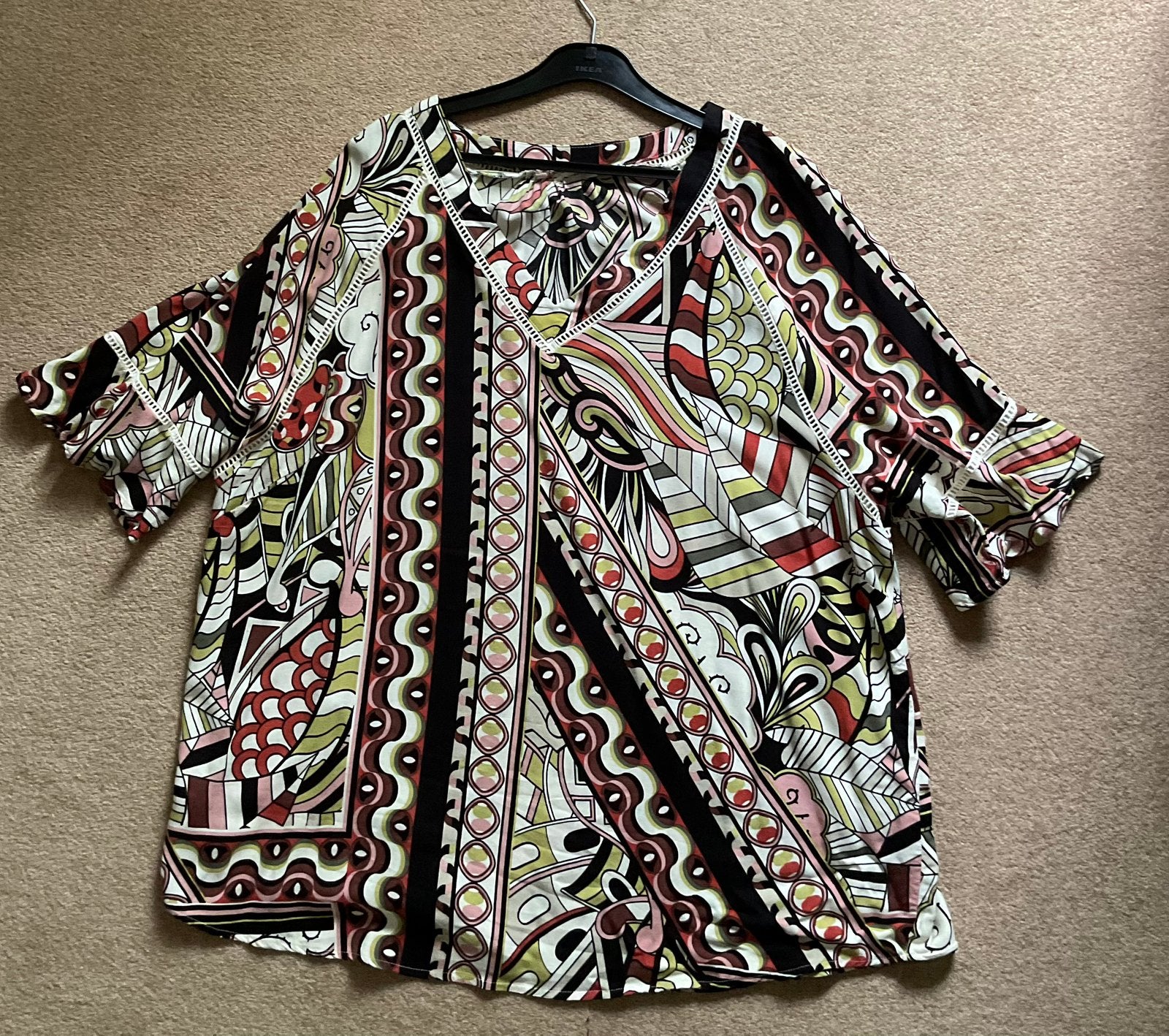 Tuniek maat 50 MS mode, Ophalen of Verzenden, Zo goed als nieuw, Maat 46/48 (XL) of groter, Overige kleuren