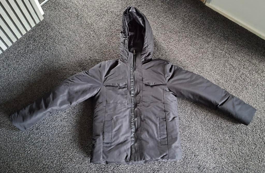 Zwarte winterjas XS, Kleding | Heren, Jassen | Winter, Ophalen, Nieuw, Zwart