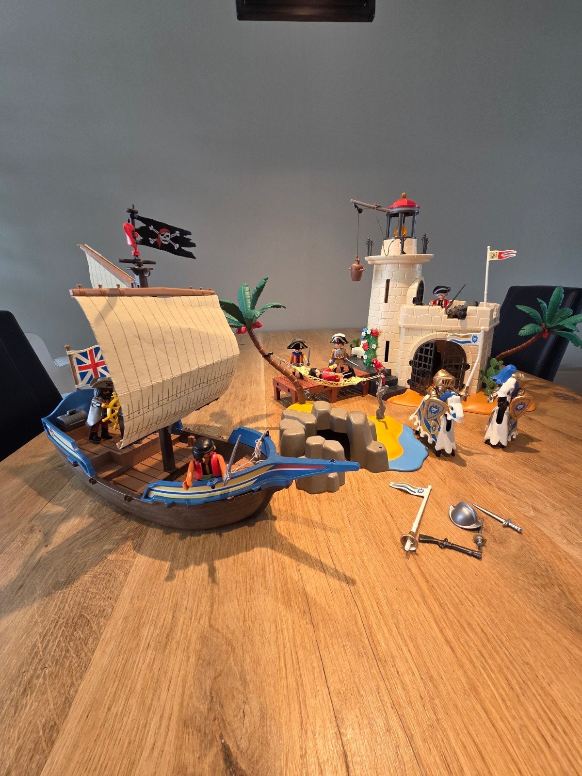 Playmobil Piraten en Fort, Ophalen of Verzenden, Gebruikt