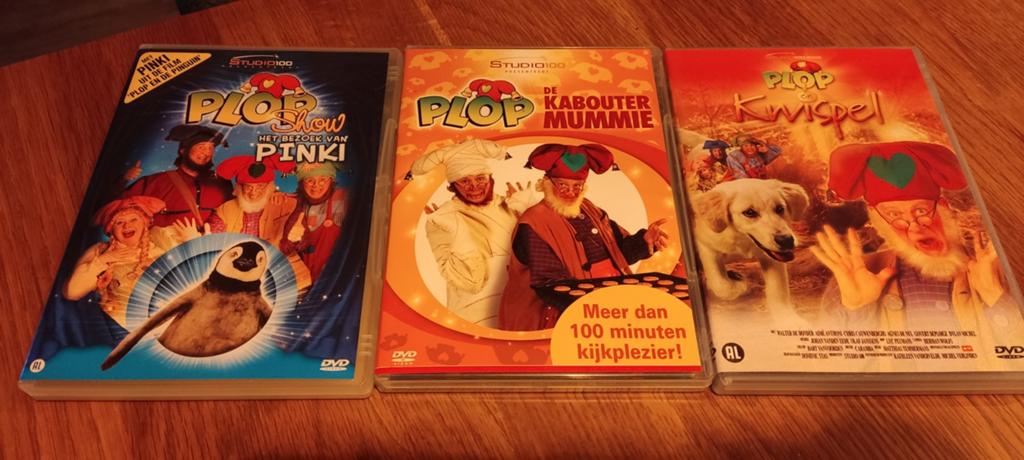 Kabouter plop 3 DVD's, Alle leeftijden, Ophalen, Zo goed als nieuw