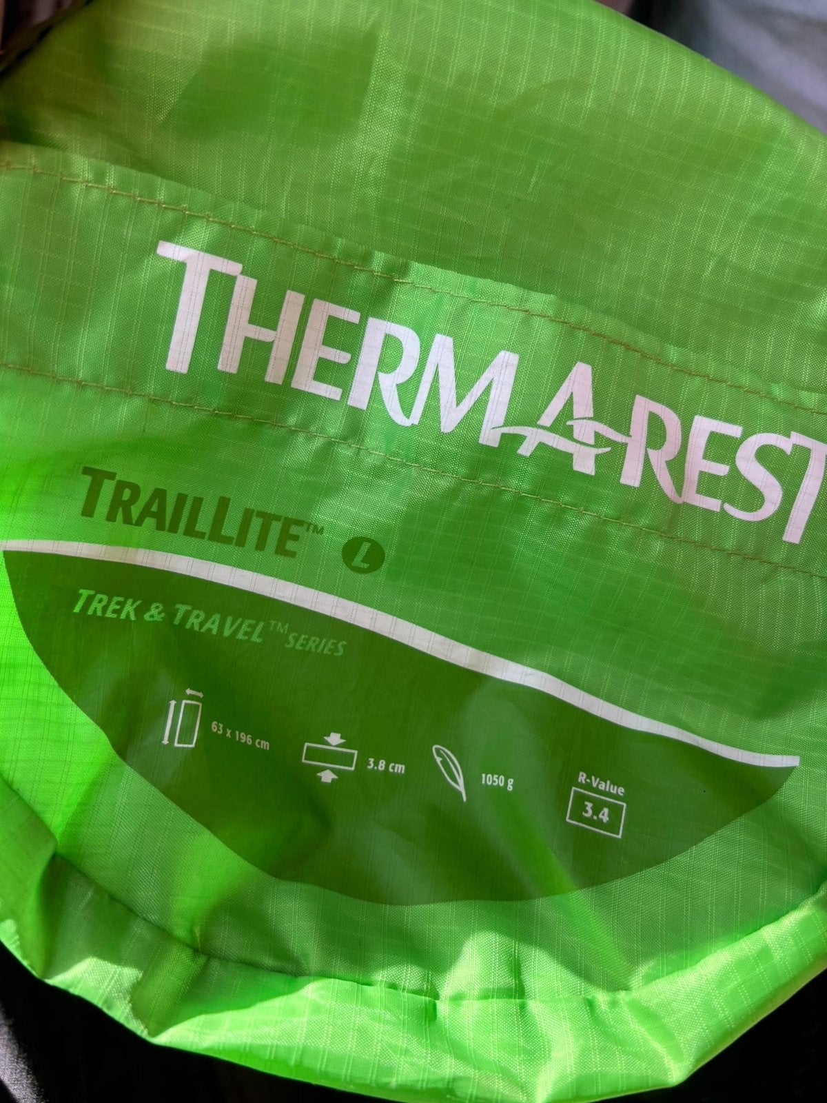 Therm-a-Rest Trail Lite L Slaapmat - Trek & Travel Series, Ophalen of Verzenden, Gebruikt, 1-persoons