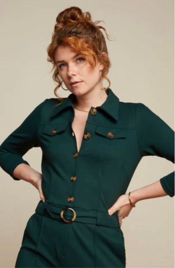 King Louie Alexa jumpsuit nieuw maat 42, Kleding | Dames, Maat 42/44 (L), Nieuw, Ophalen of Verzenden, King Louie