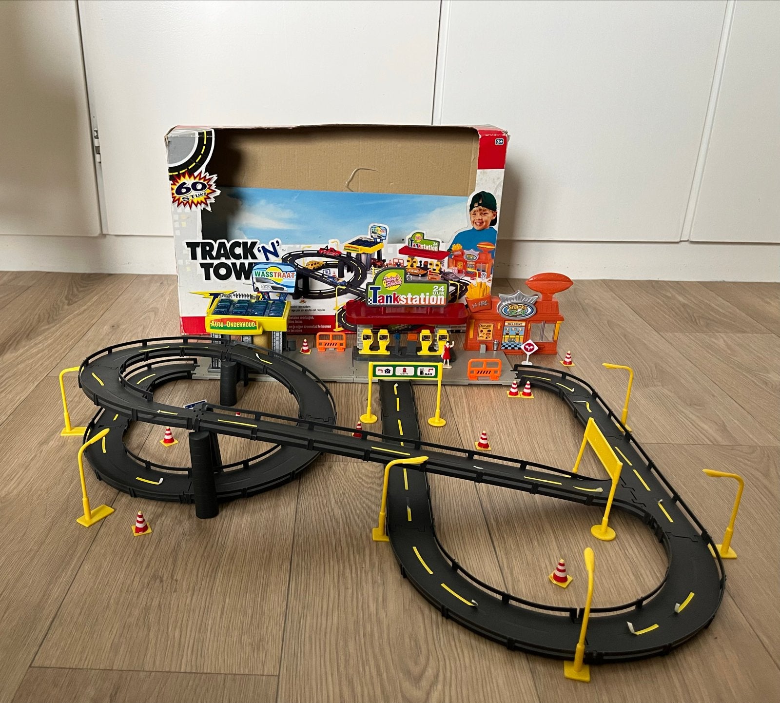 Track 'N Town uitbreidingsset voor wegen, Kinderen en Baby's, Speelgoed | Speelgoedvoertuigen, Ophalen of Verzenden, Gebruikt