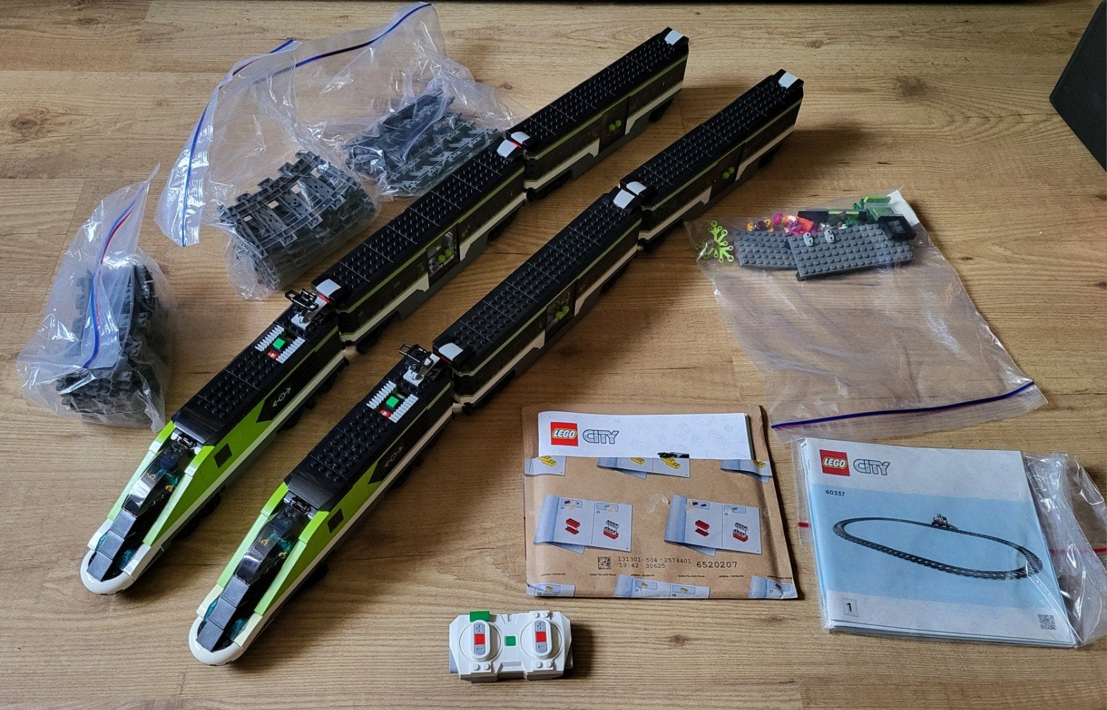 LEGO City Trein set 60337 + verlengset van 3 wagons, Ophalen, City, Lego, Compleet
