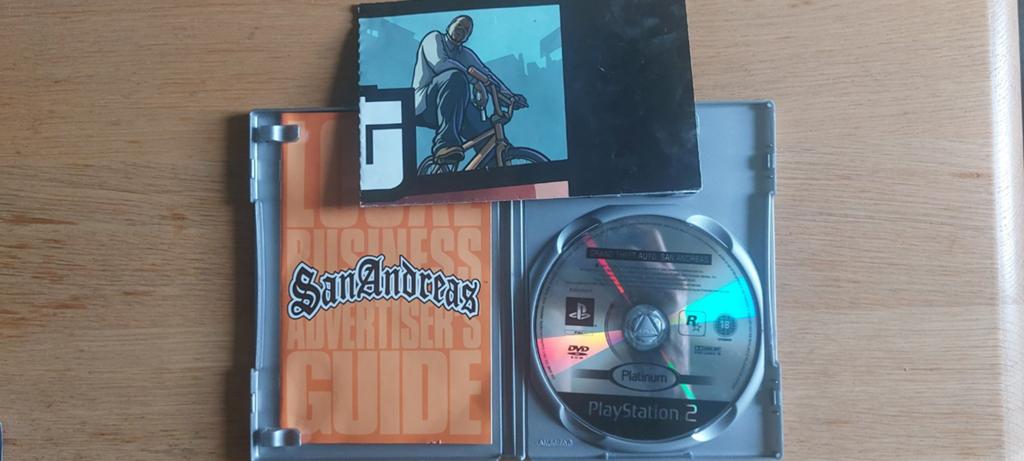 Grand Theft Auto San Andreas Platinum PS2, Avontuur en Actie, Vanaf 18 jaar, 1 speler, Ophalen of Verzenden
