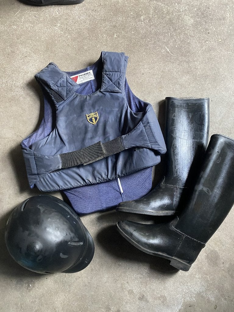 paardrij spullen kind, Ophalen, Blauw, Kinderen, Overige merken