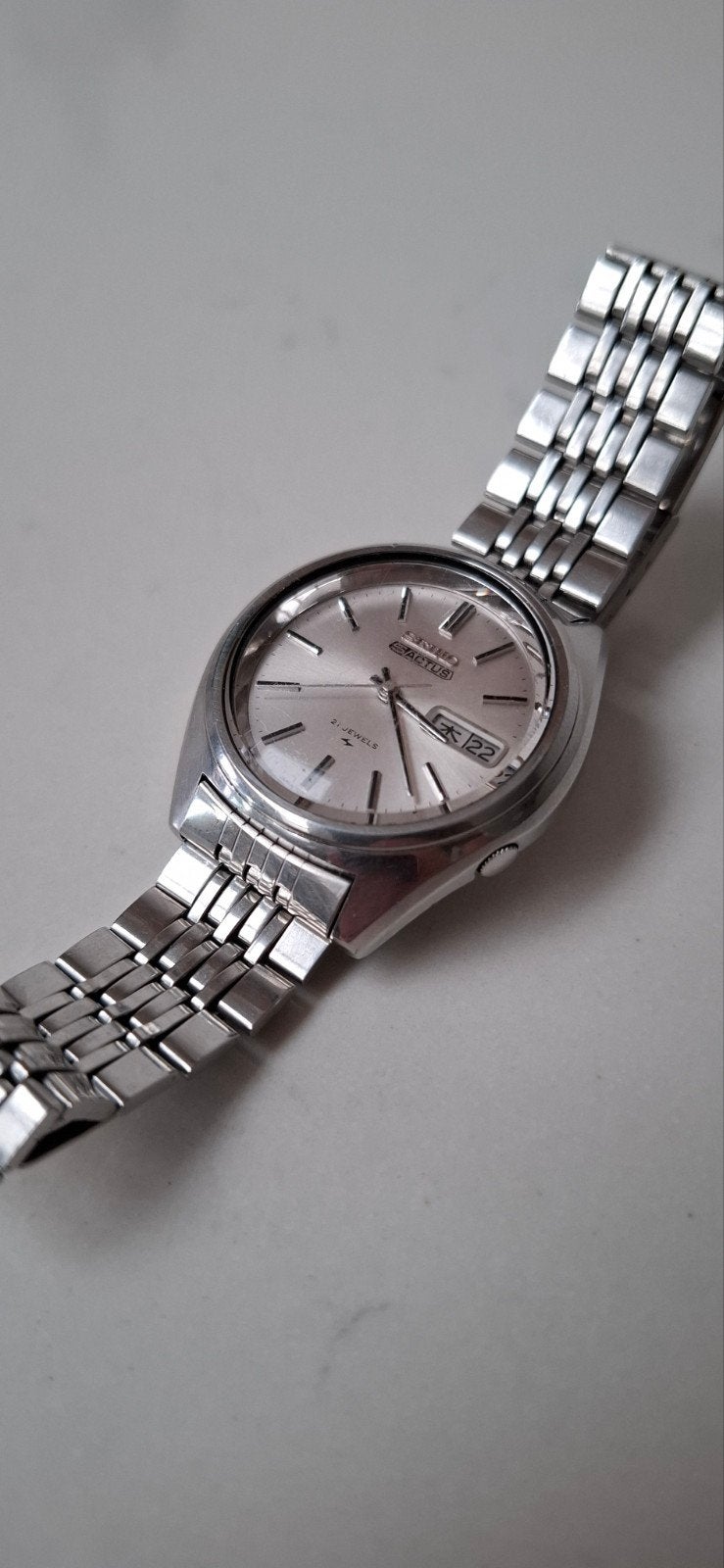 Seiko 5actus automatic 7019-7060 horloge, Ophalen of Verzenden, Staal, Seiko