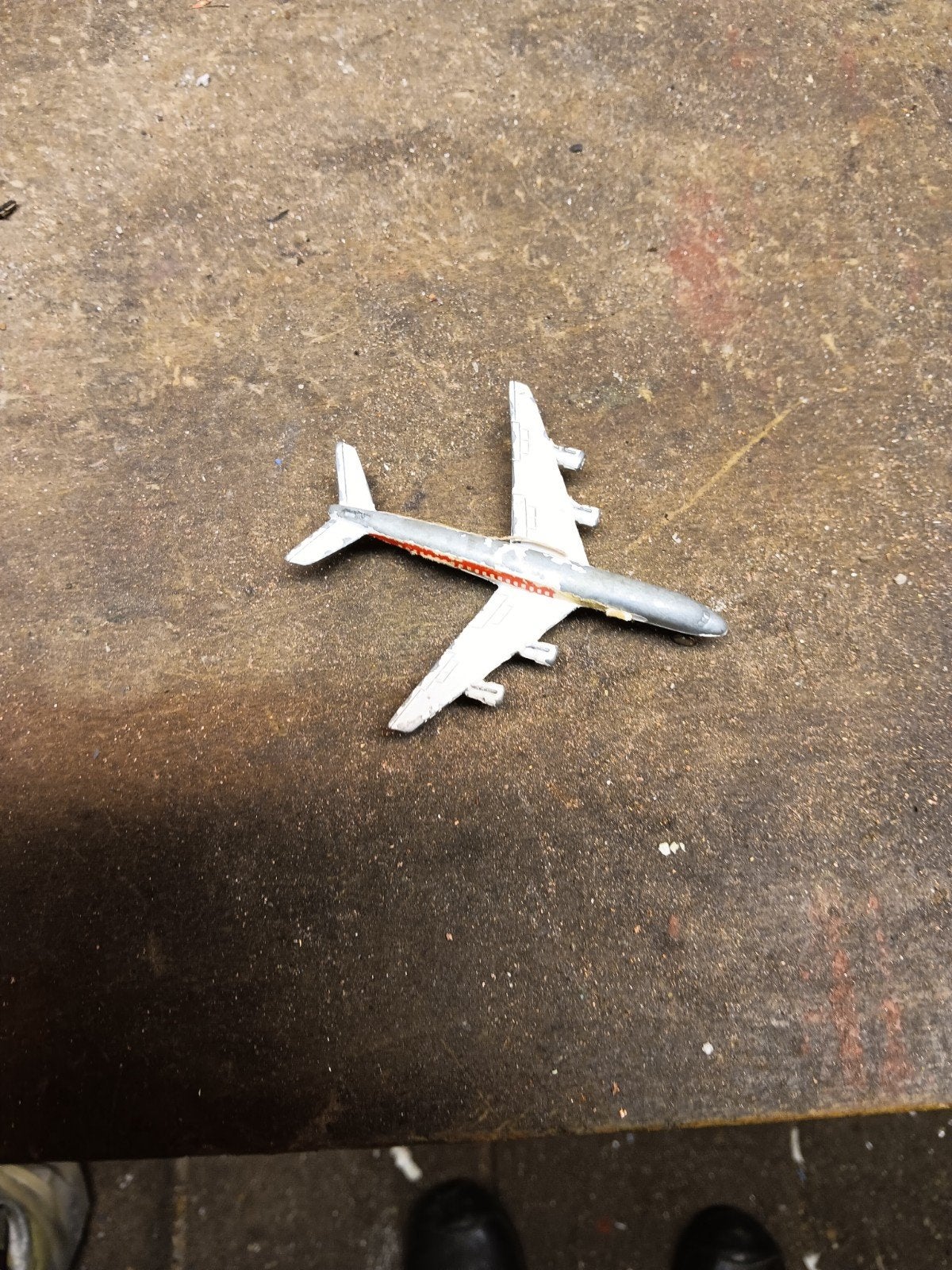 Vintage Boeing 747 Speelgoedvliegtuig - Made in Hong Kong, Ophalen of Verzenden, Gebruikt