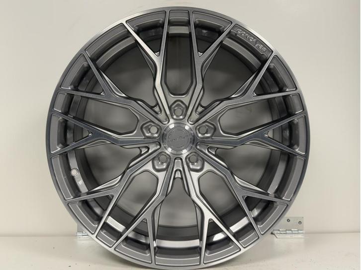 19 Inch NIEUW Concaver CVR1 Mid-Concave Brushed Titanium, Auto-onderdelen, 19 inch, 255 mm, Velg(en), Nieuw