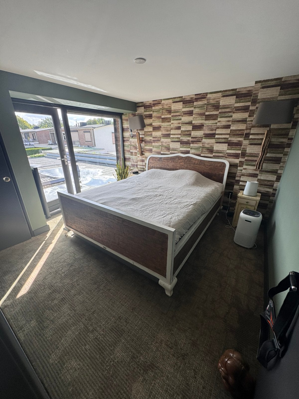 Bed ombouw 180x 220 t.e.a.b., Huis en Inrichting, Ophalen, Tweepersoons, 180 cm, Hout