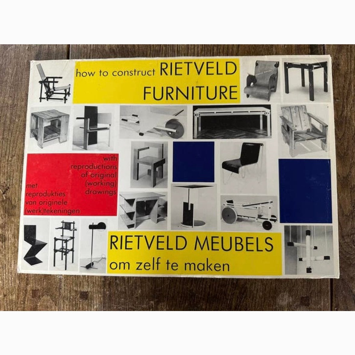 Gerrit Rietveld studie boek/ map, Verzenden, Gelezen, Overige onderwerpen