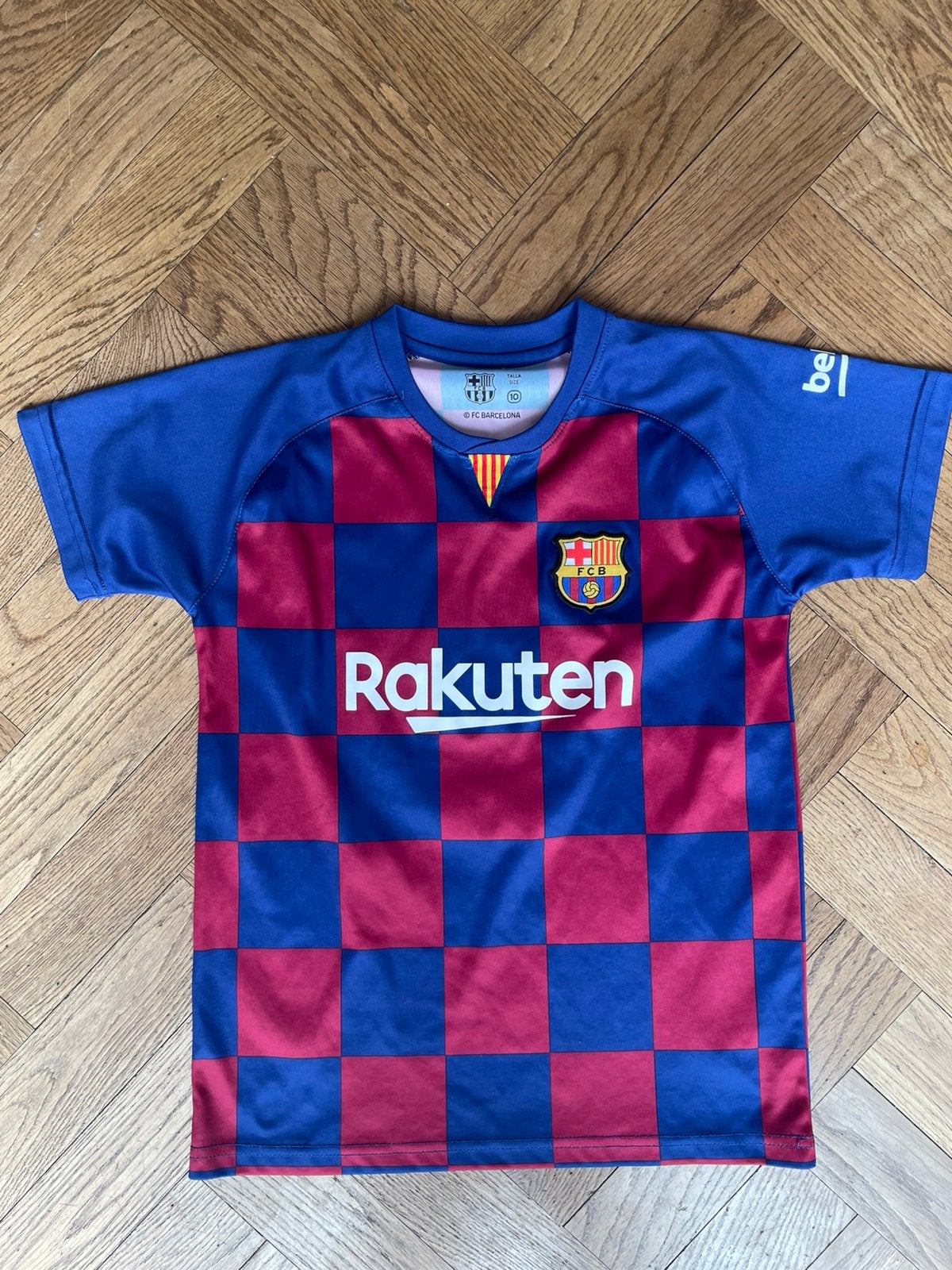 FC Barcelona voetbal shirt Memphis 9 maat 10 (152), Maat XS of kleiner, Ophalen of Verzenden, Zo goed als nieuw, Shirt