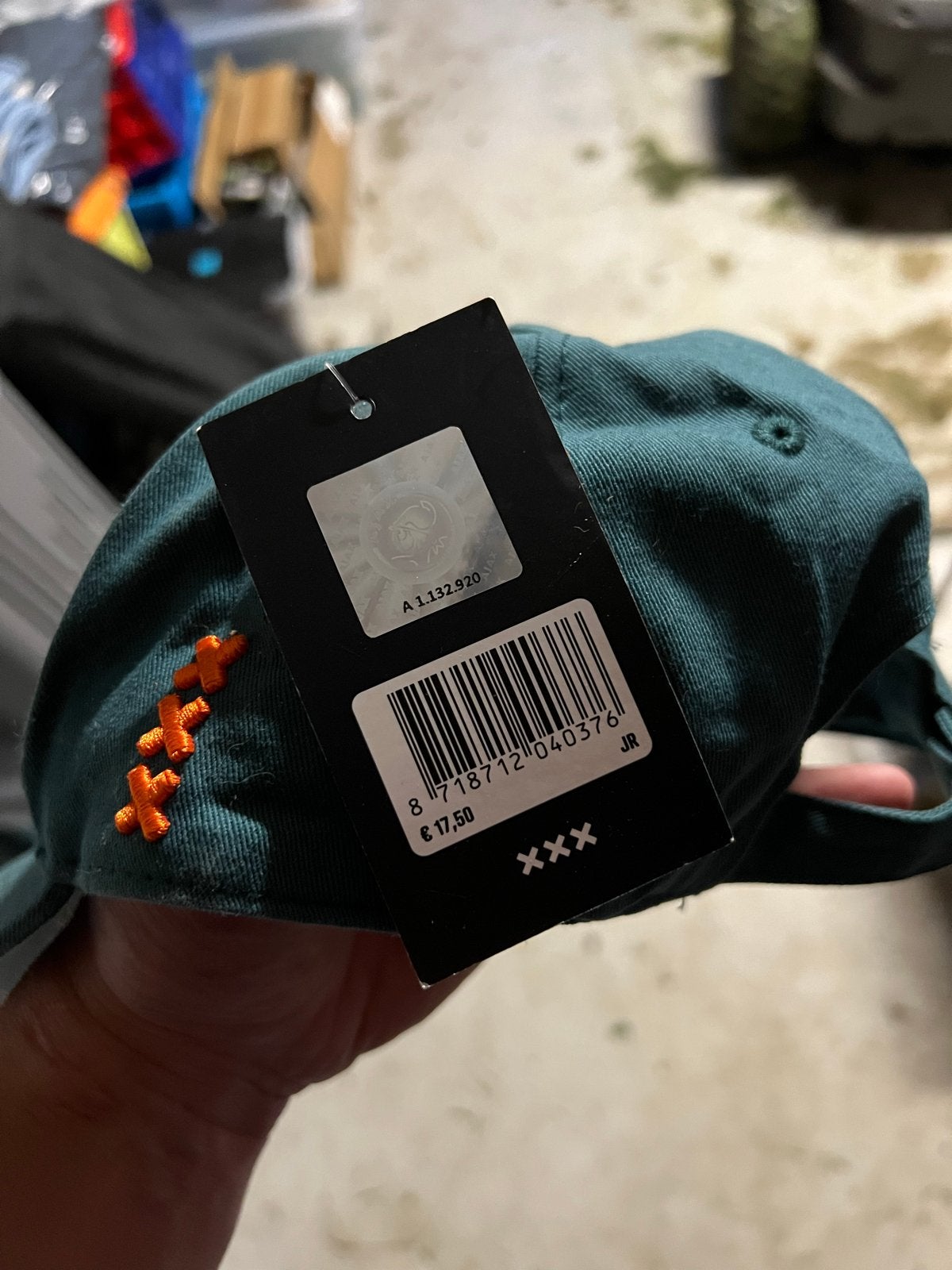 Nieuwe Ajax pet - Donkergroen met oranje logo, Ophalen of Verzenden, Nieuw, One size fits all, Pet