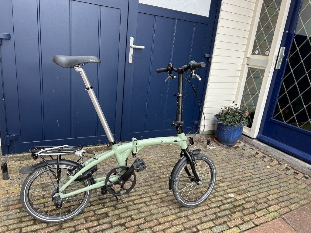 Opvouwbare fiets met riemaandrijving en extra's, Overige merken, Velgrem, 16 tot 18 inch, Versnellingen