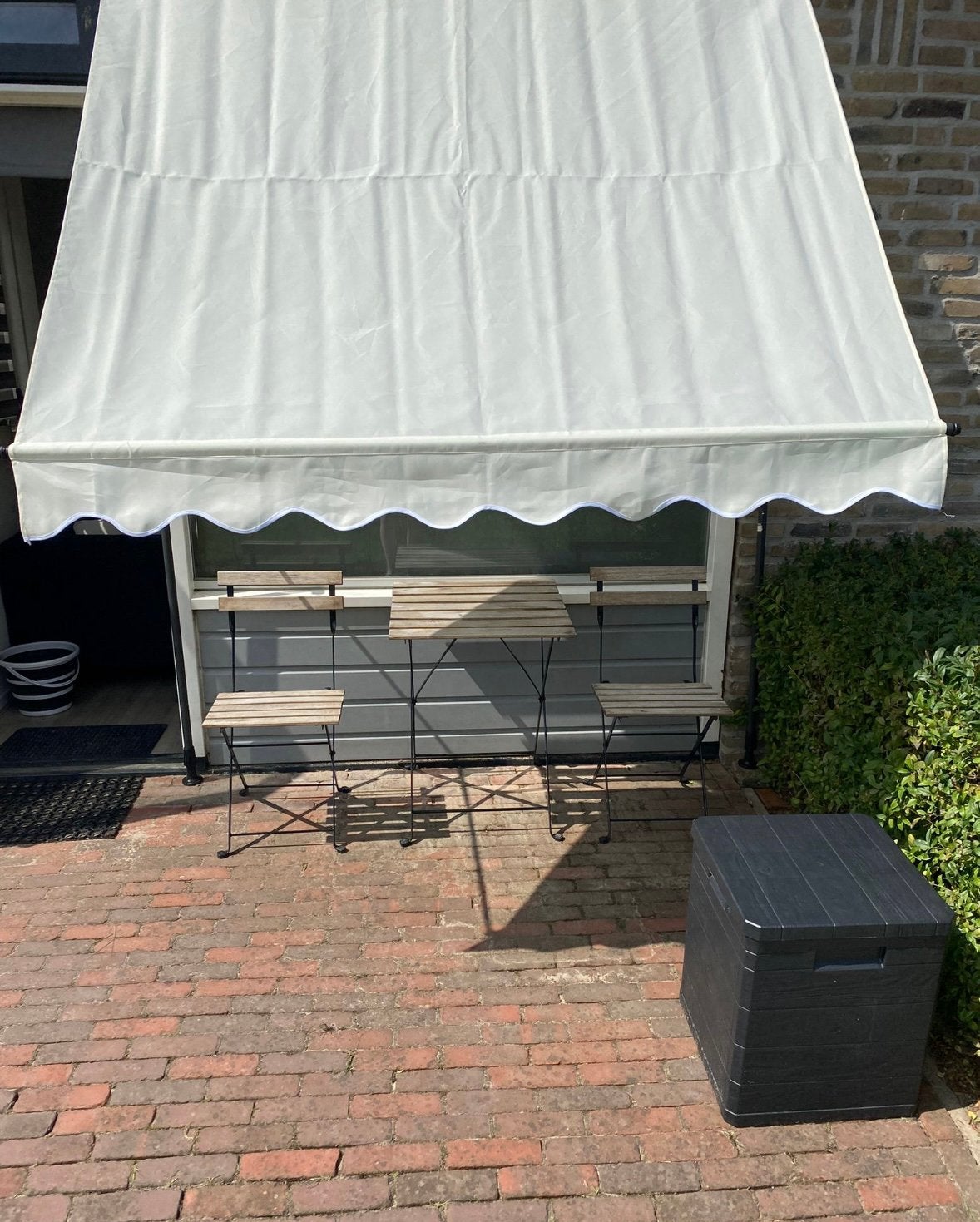Tectake klemluifel 200 x 180 cm, Tuin en Terras, Ophalen, 150 tot 300 cm, Markies, Minder dan 250 cm