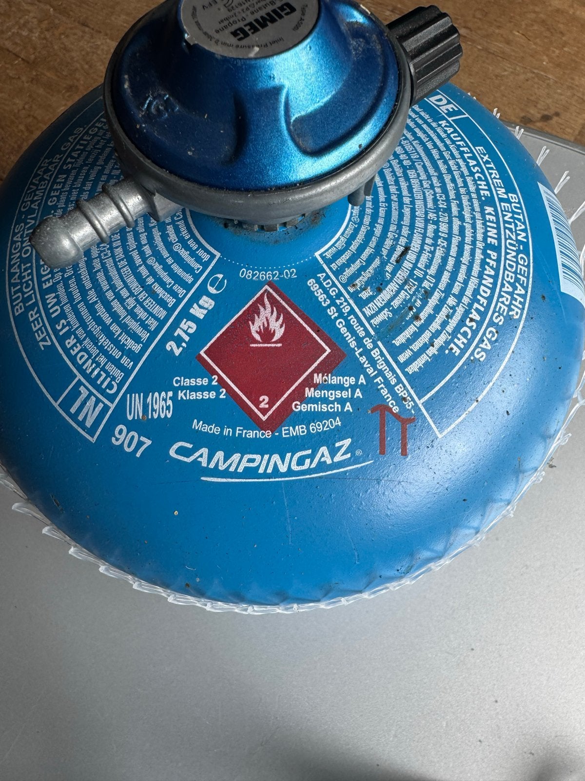 Nieuwe volle Campingaz gasfles 2,75 kg, Caravans en Kamperen, Ophalen, Nieuw