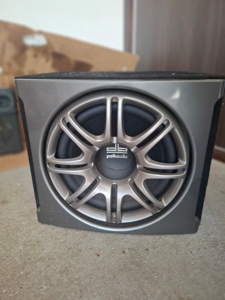 Polk Audio DB1212 subwoofer met toebehoren, Ophalen, Gebruikt