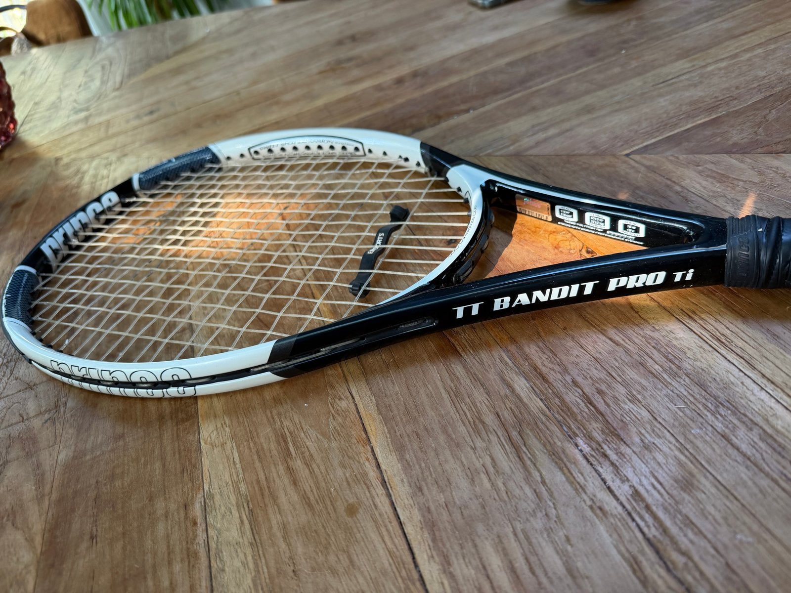 Prince TT Bandit Pro TI Tennisracket - Comfort & Power, Sport en Fitness, Tennis, L1, Prince, Ophalen of Verzenden, Zo goed als nieuw