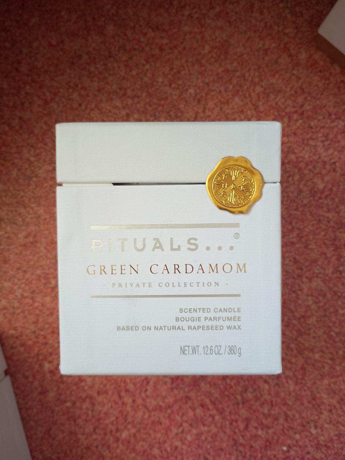 Rituals Private Collection Green Cardamom Geurkaars Nieuw, Overige materialen, Wit, Nieuw, Ophalen of Verzenden