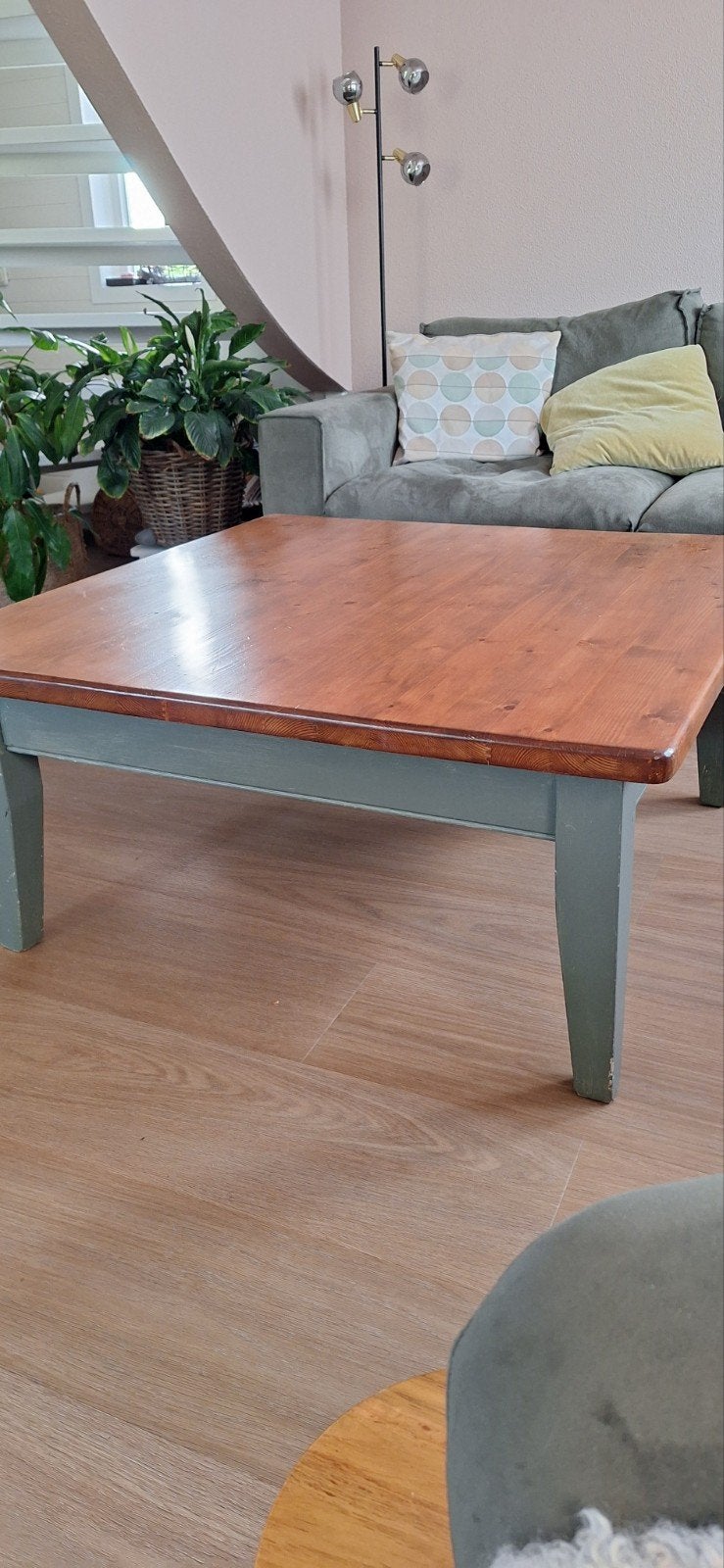 salontafel, 1.00m x 1.00m, Huis en Inrichting, Tafels | Salontafels, Ophalen, Gebruikt, 100 tot 150 cm, 50 tot 100 cm