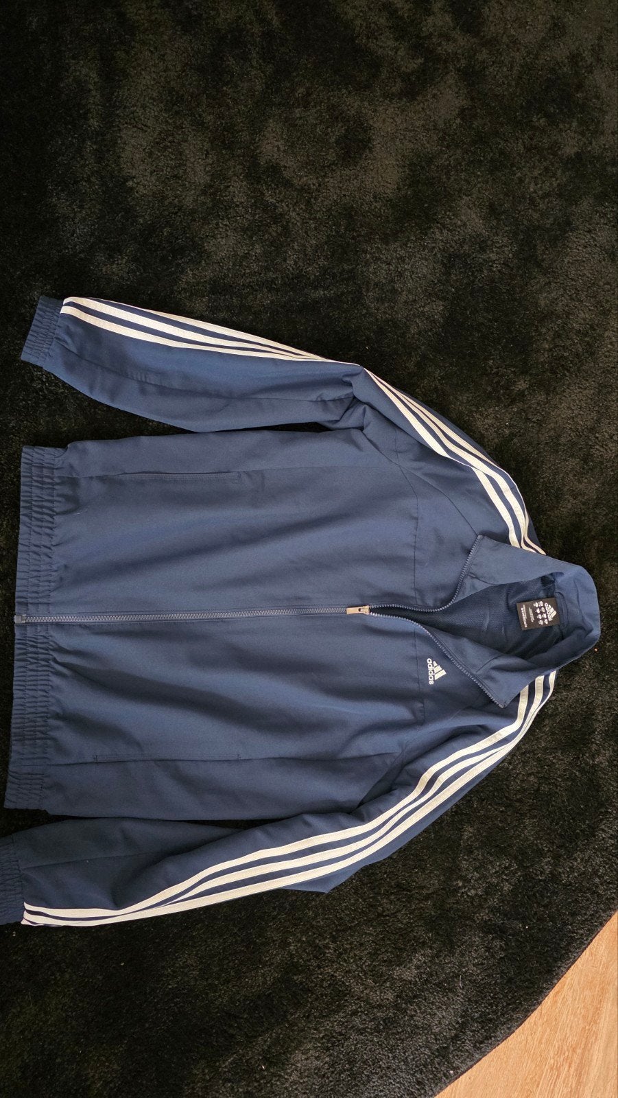 Adidas jack, Kleding | Heren, Sportkleding, Maat 52/54 (L), Blauw, Ophalen of Verzenden, Zo goed als nieuw