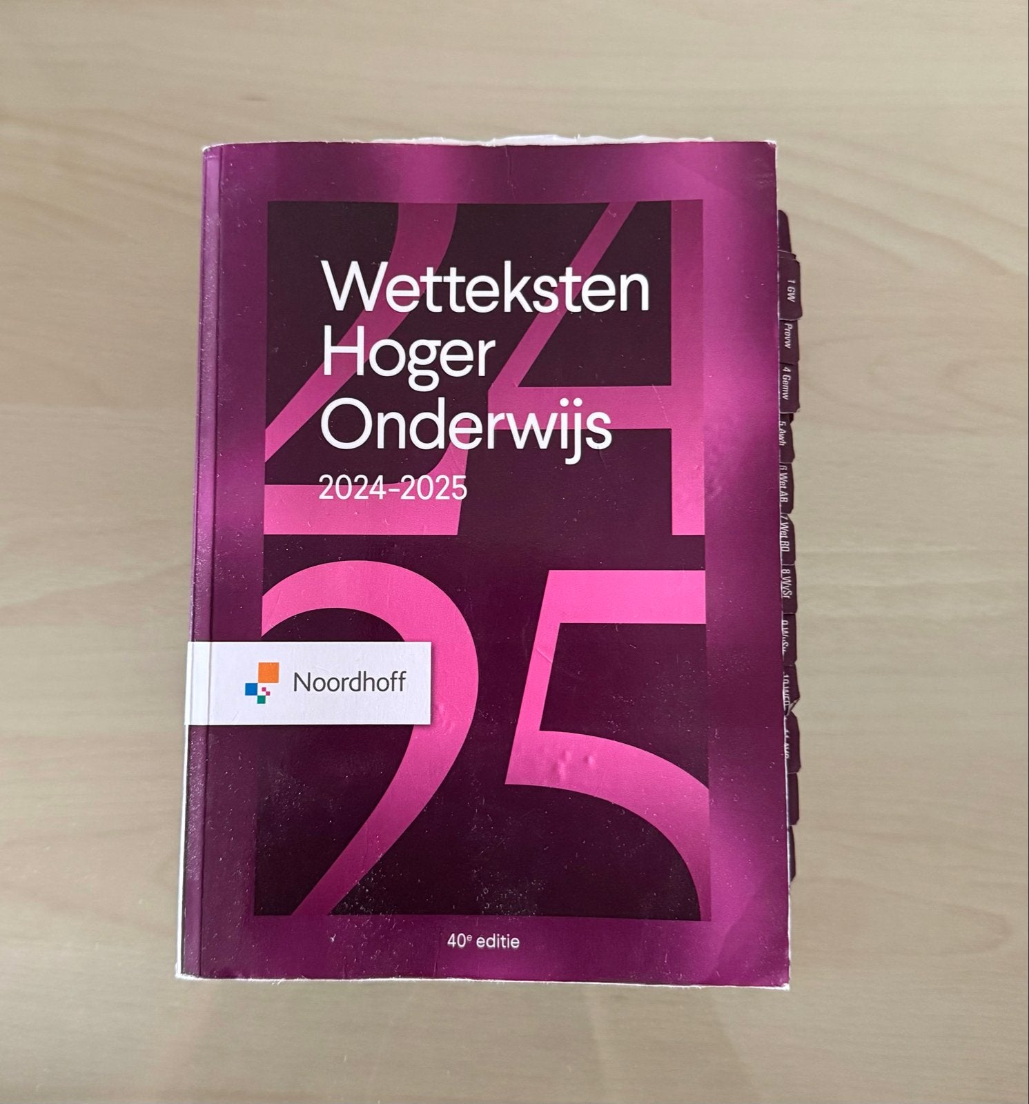 Wetteksten Hoger Onderwijs 2024-2025, Ophalen of Verzenden, Gamma, Gelezen, HBO
