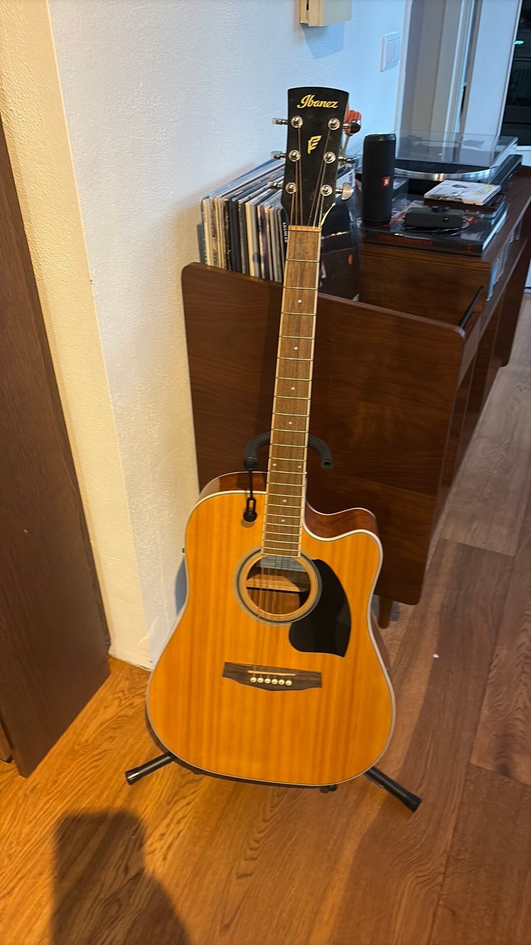 Ibanez PF15ECE-NT Dreadnought Acoustic Electric Guitar, Muziek en Instrumenten, Ophalen of Verzenden, Zo goed als nieuw, Western- of Steelstringgitaar