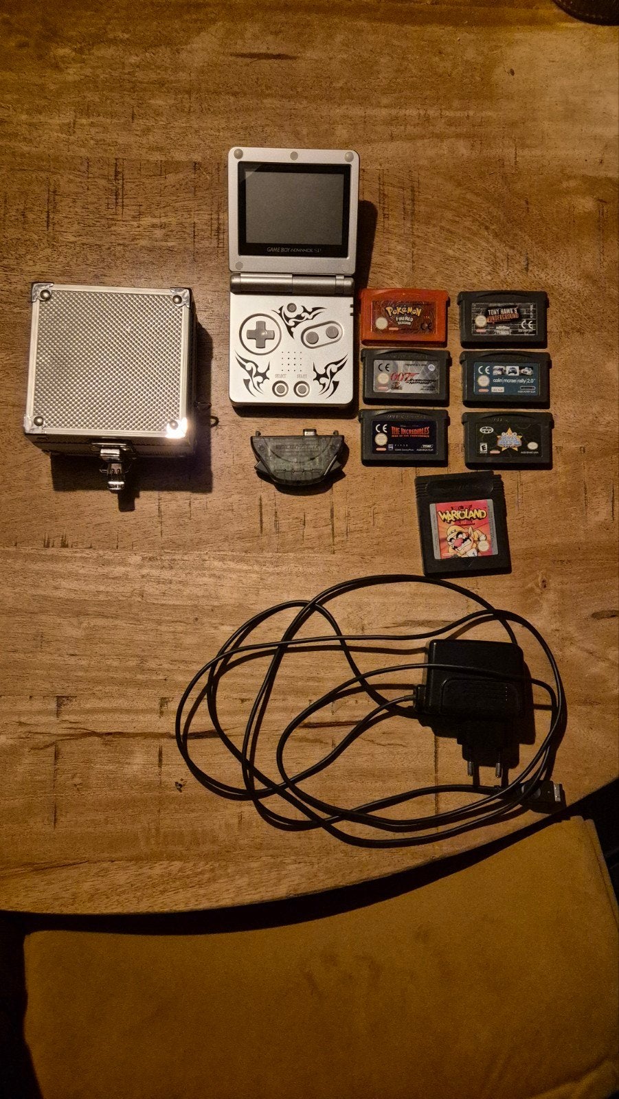 Game Boy Advance SP met oa Pokemon FireRed, Avontuur en Actie, Gebruikt, 1 speler, Ophalen of Verzenden