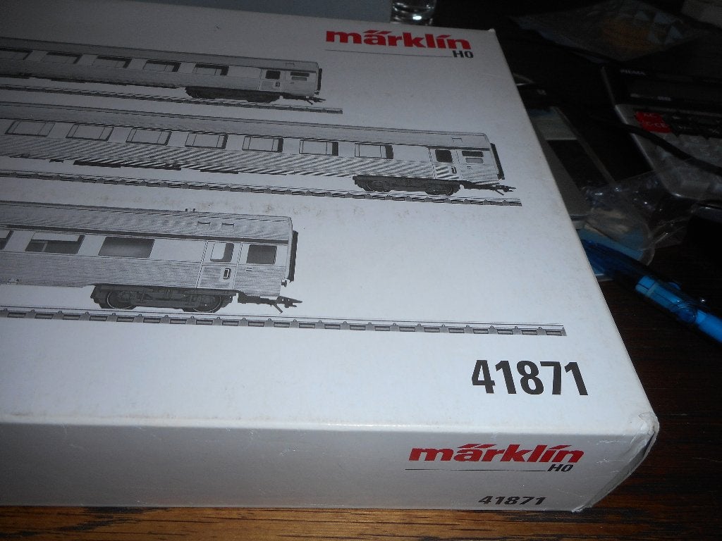 MARKLIN 41871 INOX TEE RIJTUIGEN SET ETOILE DU NORD, Wisselstroom, Wagon, Ophalen of Verzenden, Zo goed als nieuw