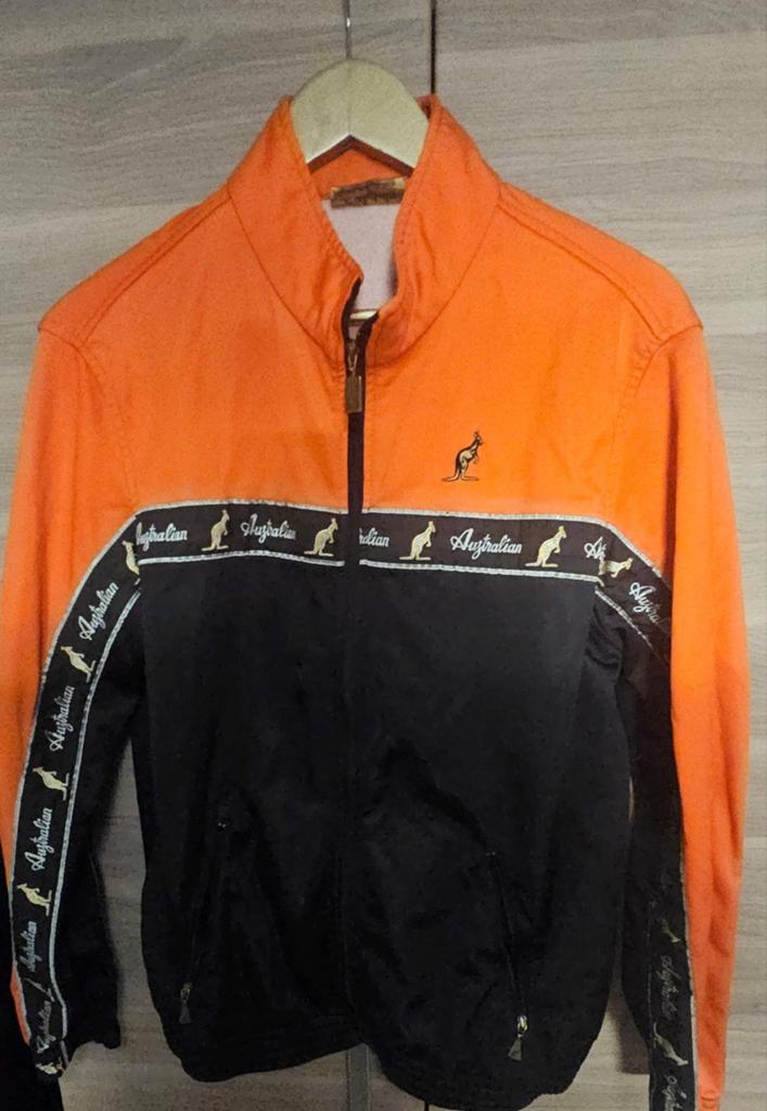 Vintage Australian Jack - Goede Staat - Maat L, Maat 52/54 (L), Oranje, Ophalen of Verzenden, Gedragen