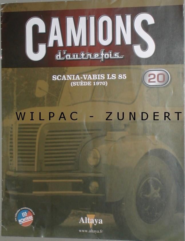 Boekje . Scania . Ls85 . Camions . Autrefois . Ixo . Altaya., Ophalen of Verzenden, Nieuw, Algemeen