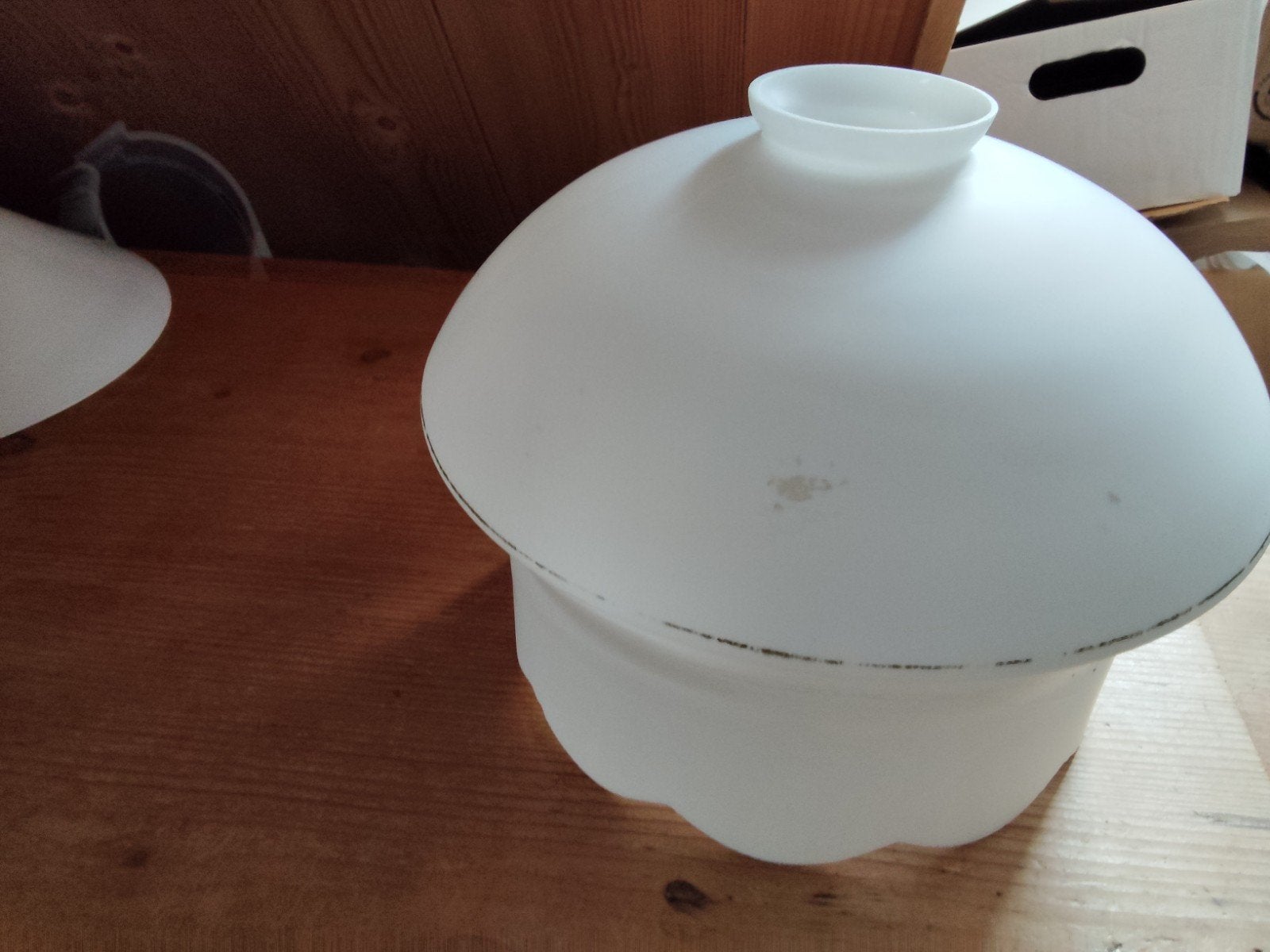 Oud lampenkap je Opaline., Antiek en Kunst, Antiek | Lampen, Ophalen of Verzenden