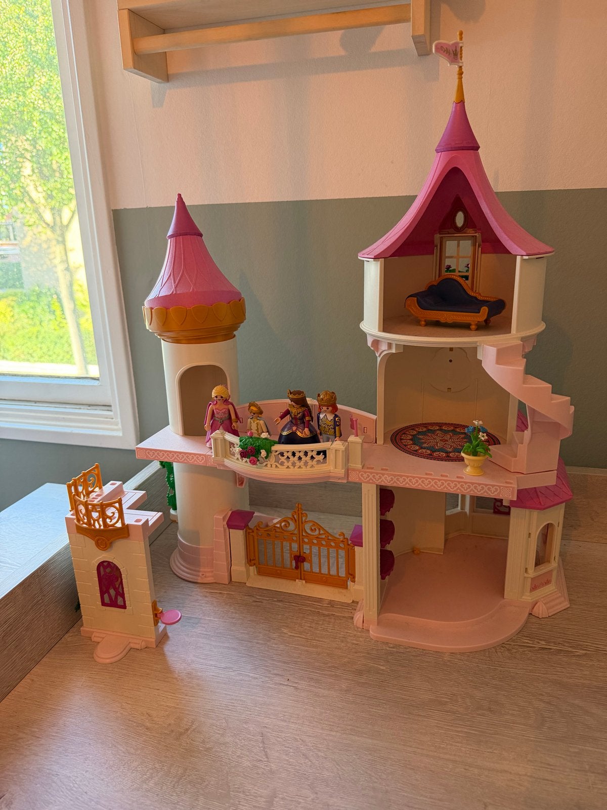 Playmobil Prinsessen kasteel (70448 en 70500), Complete set, Ophalen of Verzenden, Zo goed als nieuw, Kasteel/Fort