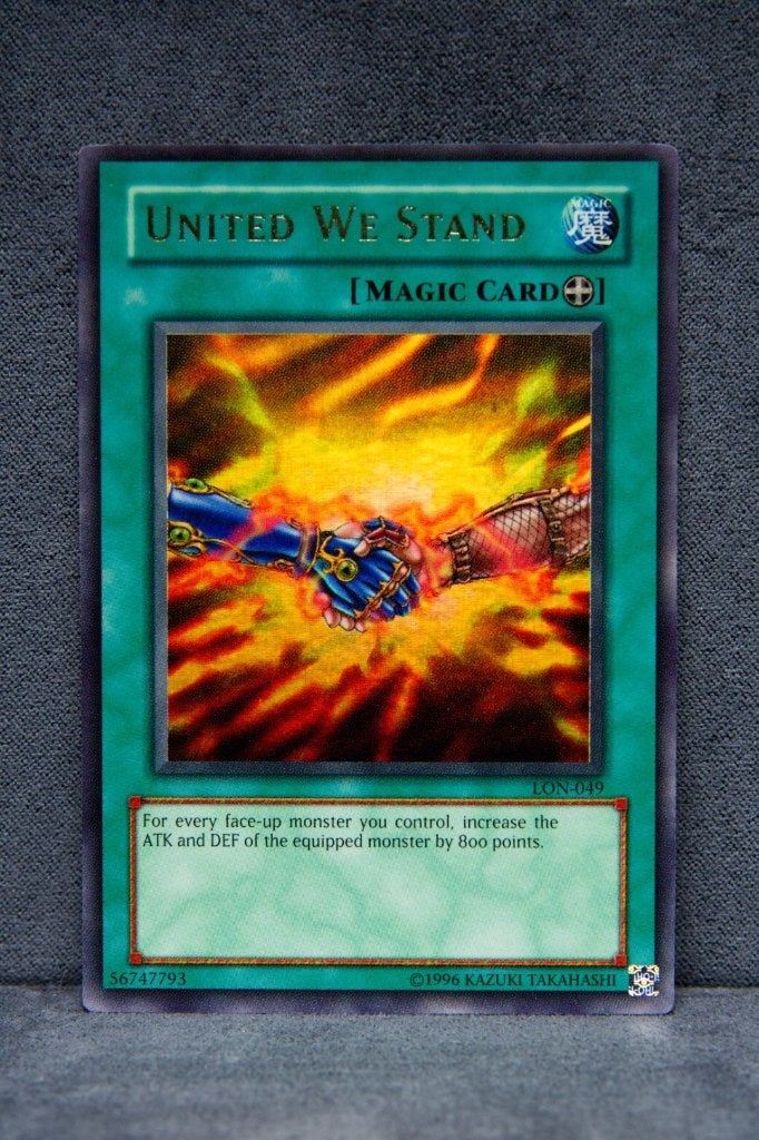 Yu-Gi-Oh! United We Stand LON-049 Ultra Rare NM, Ophalen of Verzenden, Zo goed als nieuw, Losse kaart, Foil