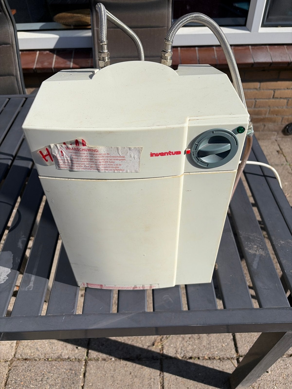 Inventum EDR 10 Hotfill Boiler - 10 Liter, Ophalen, Gebruikt, Boiler, Minder dan 20 liter