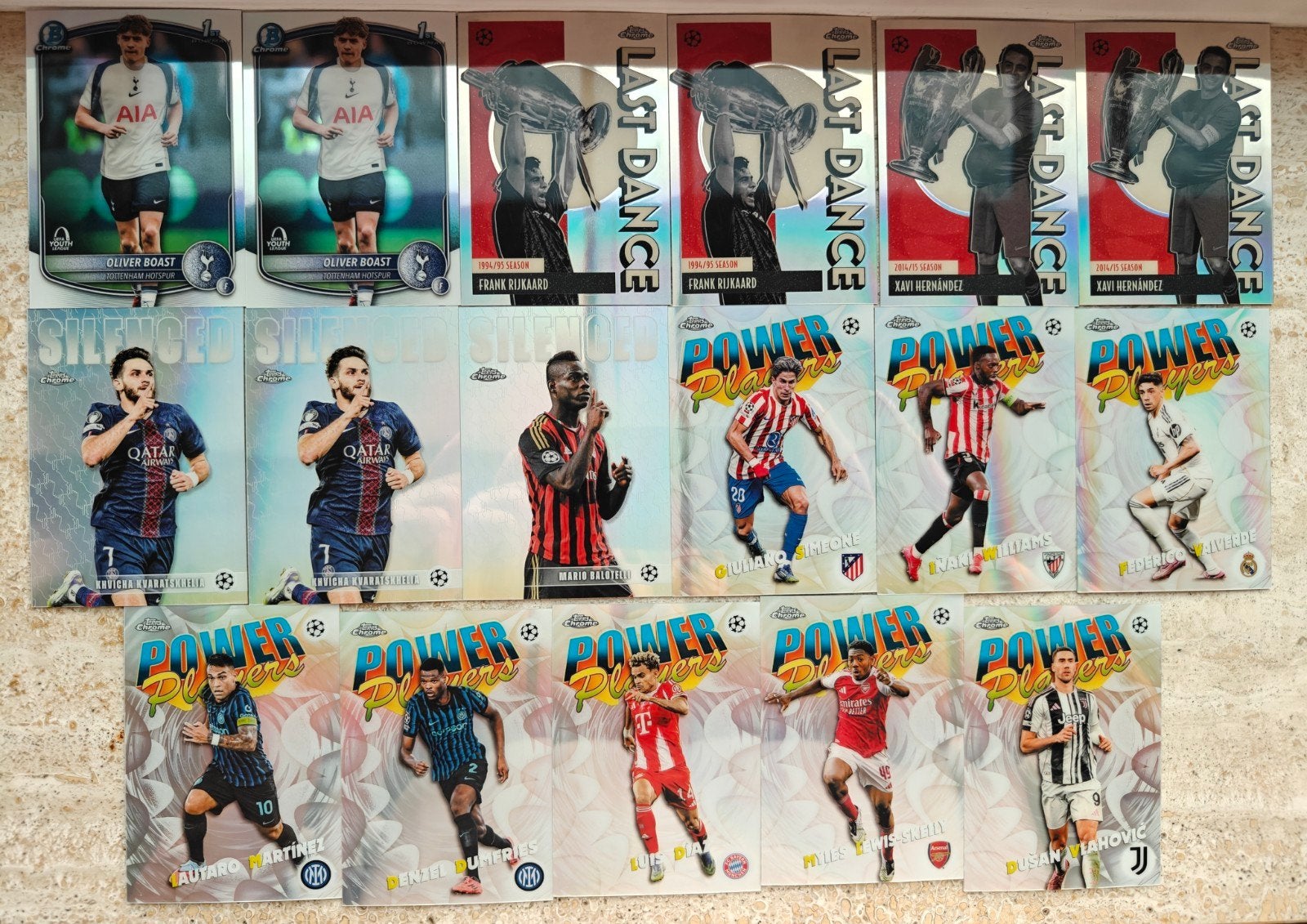 Topps Chrome 2023/24 Voetbal Kaarten - Diverse Spelers, Ophalen of Verzenden, Zo goed als nieuw, Buitenlandse clubs, Spelerskaart