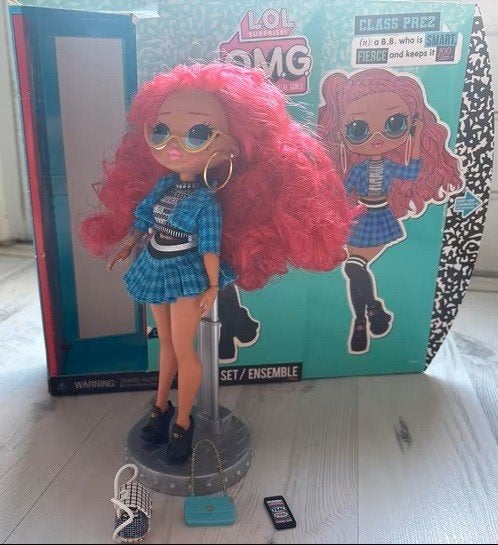 LOL Surprise OMG - set van 4 verschillende poppen, Ophalen of Verzenden, Zo goed als nieuw, Overige typen