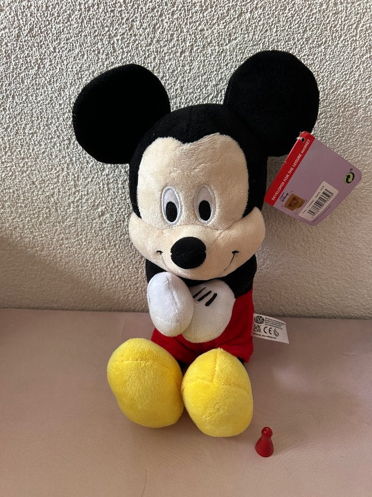 Disney pluche Mickey Mouse knuffel 32cm, Knuffel, Whitehouse Leisure International Ltd, Ophalen of Verzenden, Mickey Mouse