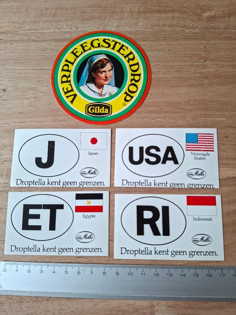Stickers drop Gilda en Droptella, Verzamelen, Ophalen of Verzenden, Zo goed als nieuw, Merk
