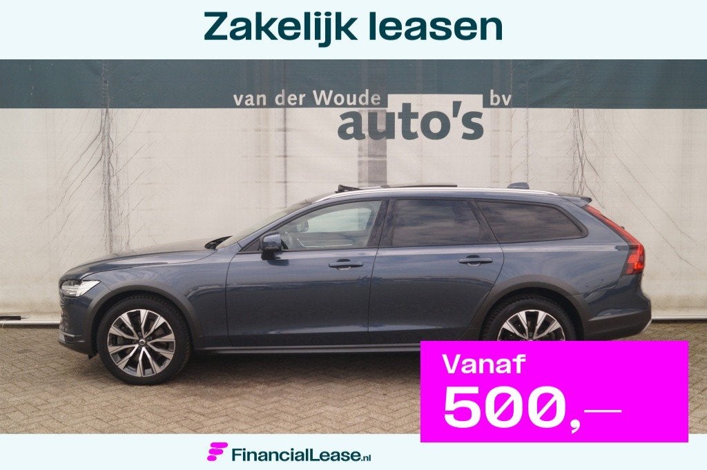 Volvo V90 Cross Country 2.0 B5 250pk AWD Pro -PANO-LEER-CAM-, Automaat, Dealer onderhouden, 15 km/l, Euro 6