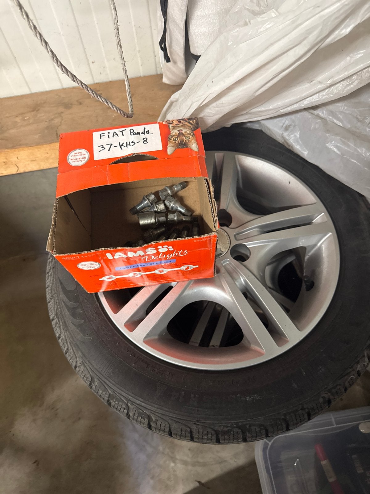 Apollo Winterbanden met Velgen 165/65 R14, Auto-onderdelen, Banden en Velgen, Ophalen, 14 inch, Gebruikt, Banden en Velgen