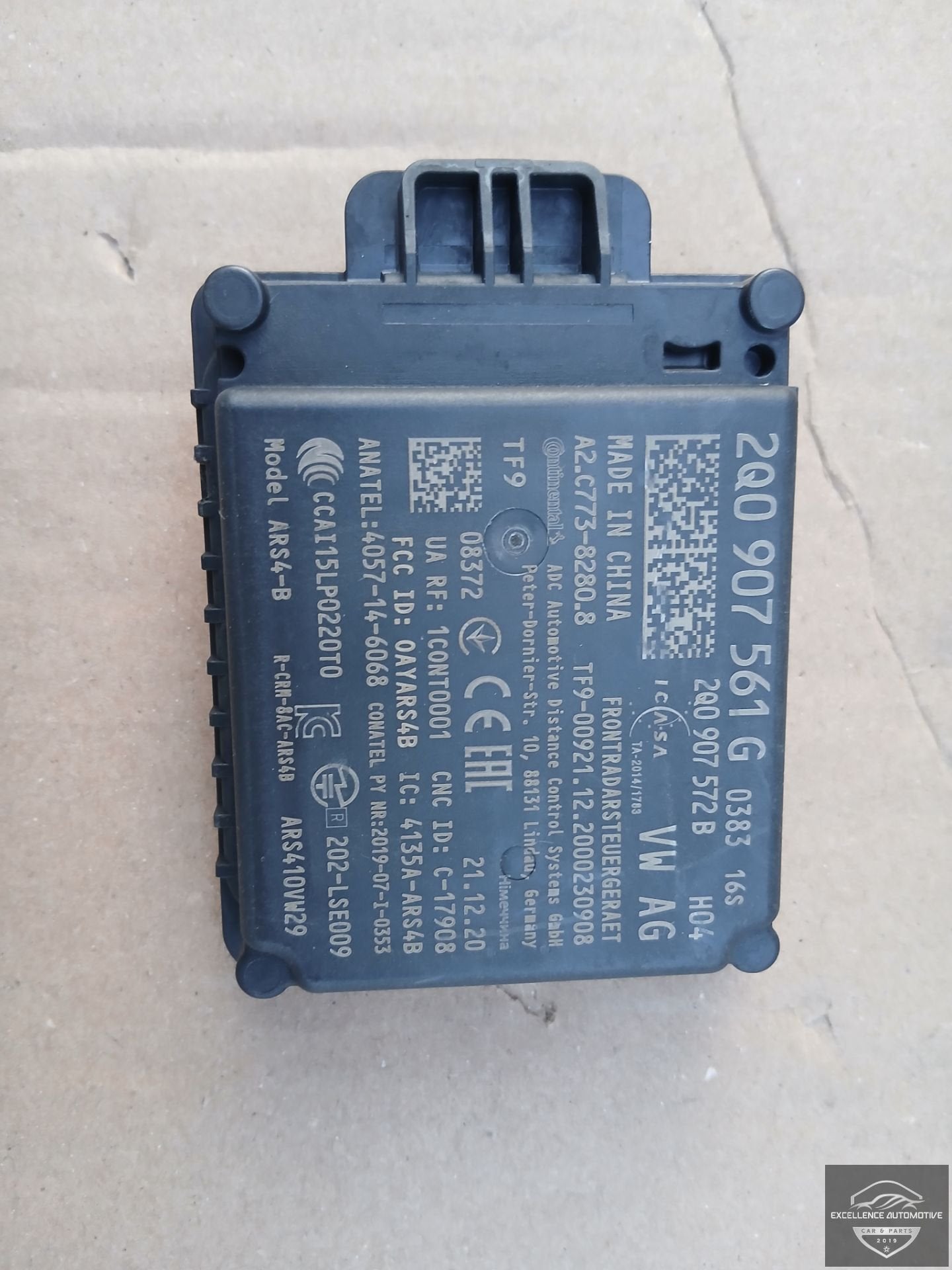 VW Audi Seat Skoda 2017-2021 ACC Radar Sensor 2Q0907561G, Gebruikt, Volkswagen, Volkswagen AG, Berliner Ring 2
38440  Wolfsburg, DE