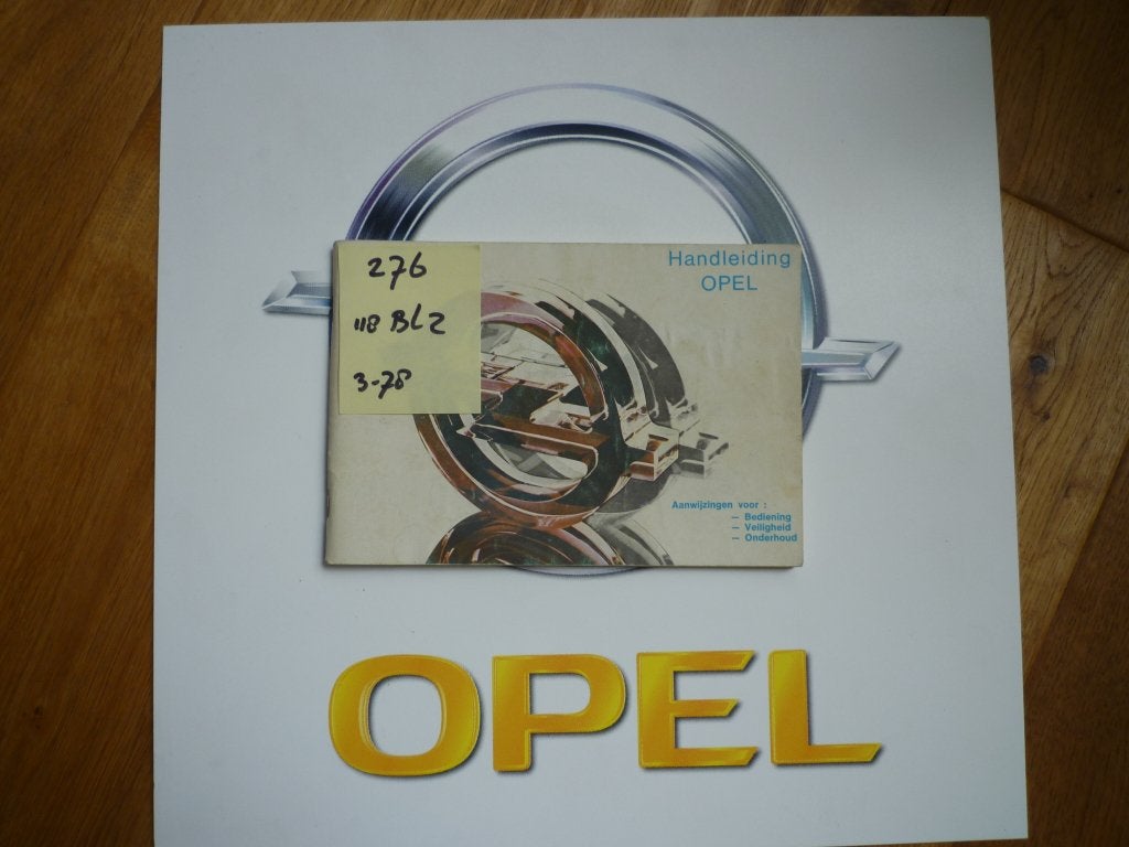 Opel Kadett-C; Ascona-B;Manta-B; Rekord-E handleiding nr 276, Ophalen of Verzenden