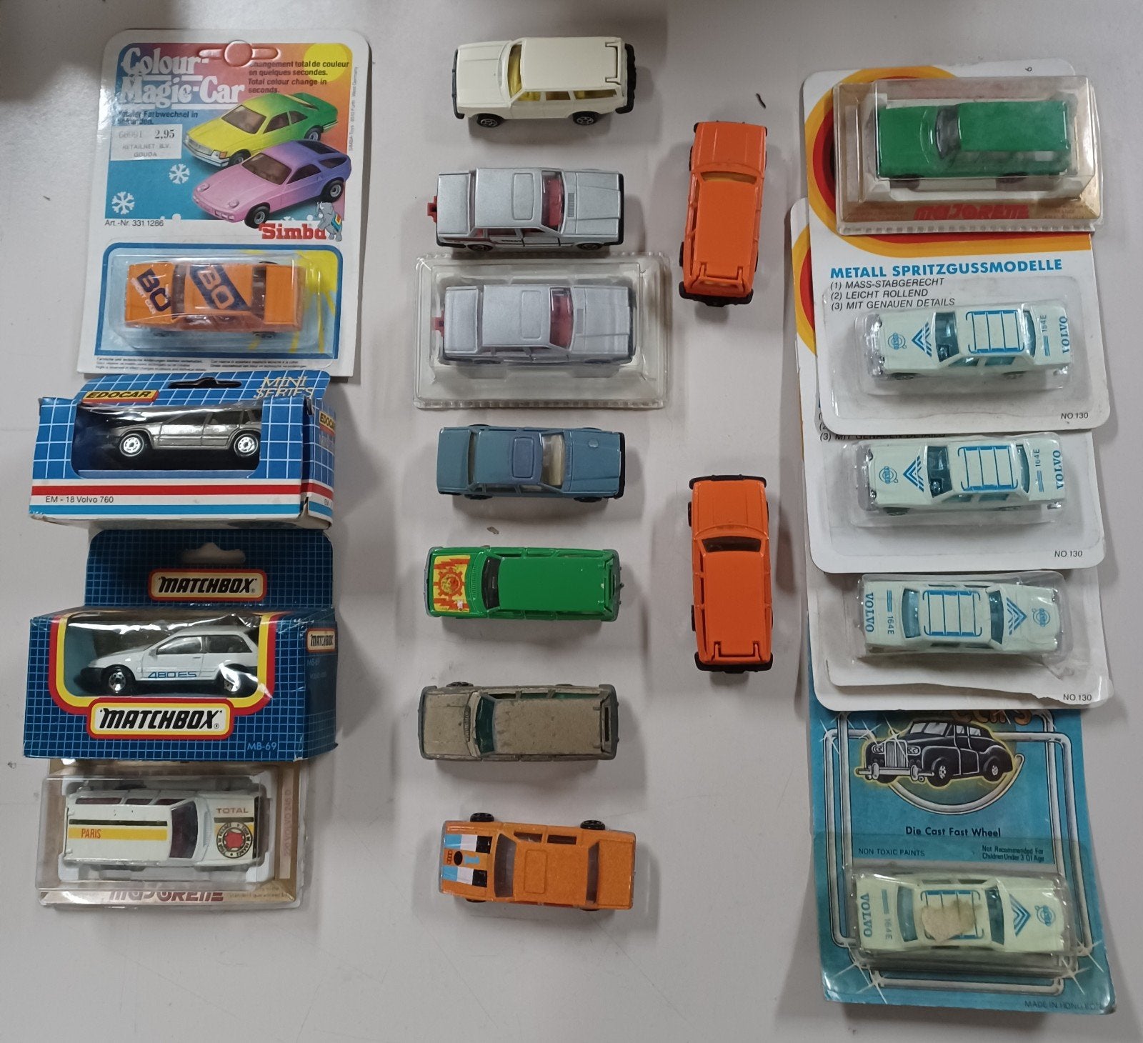 18 x Volvo modellen, 164,245,740,480, nu in een koop., Hobby en Vrije tijd, Ophalen of Verzenden, Nieuw, Auto