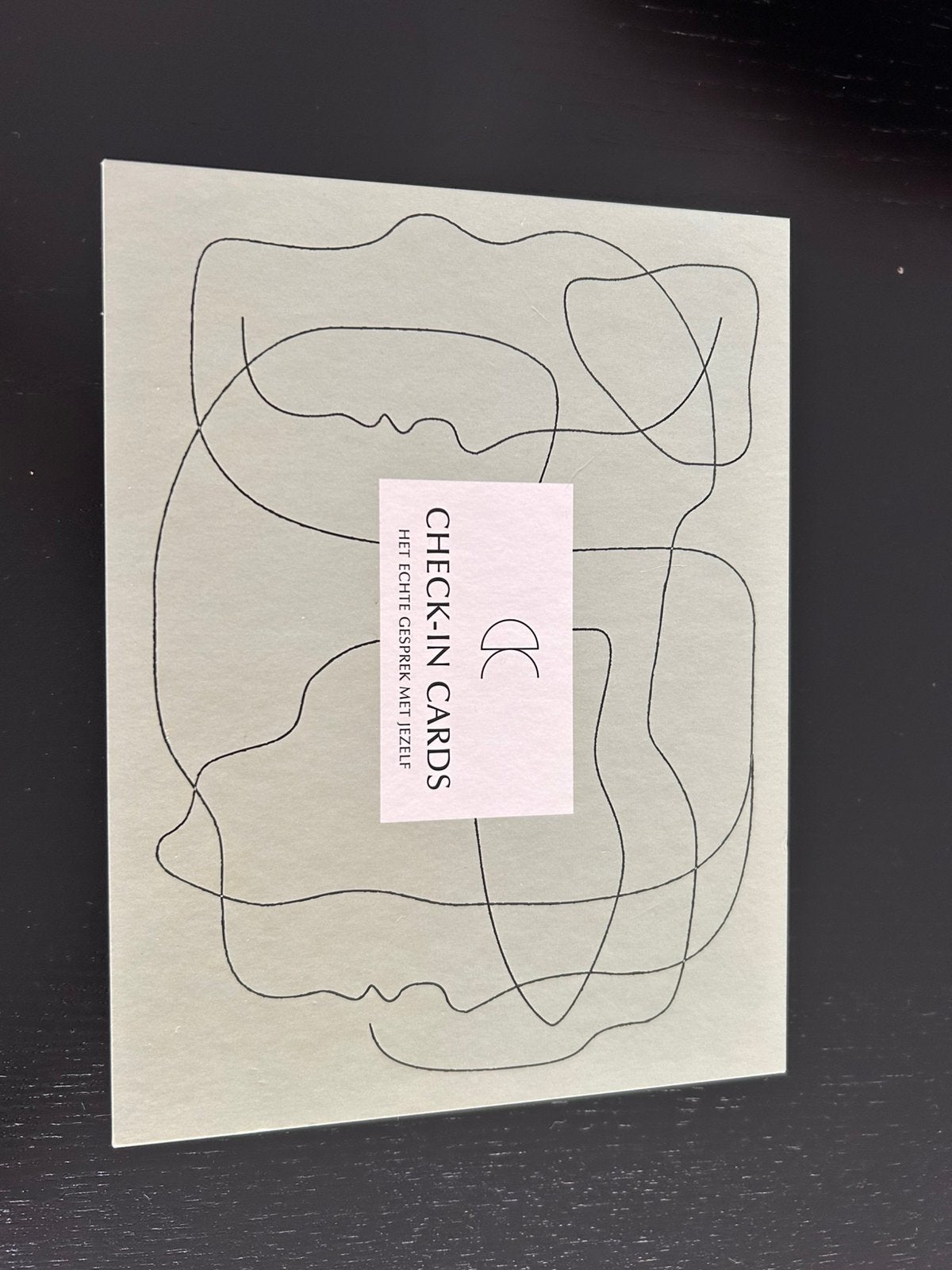 Check in Cards - gesprekskaarten met jezelf, Ophalen of Verzenden, Zo goed als nieuw, Tarot of Kaarten leggen, Overige typen
