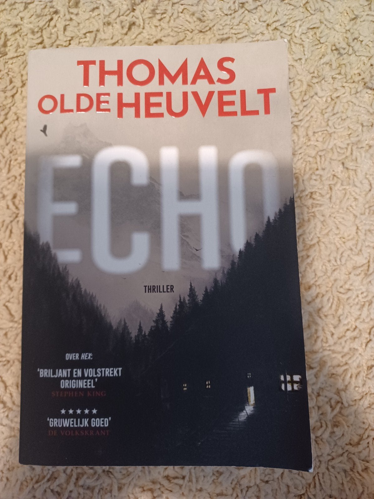 Thomas Olde Heuvelt - Echo, Ophalen of Verzenden, Zo goed als nieuw, Thomas Olde Heuvelt